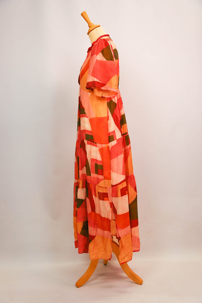 Robe longue multicolore Season Taille M