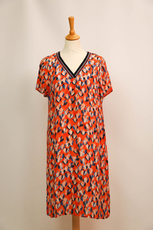 Robe orange à motif, One Step, Taille L