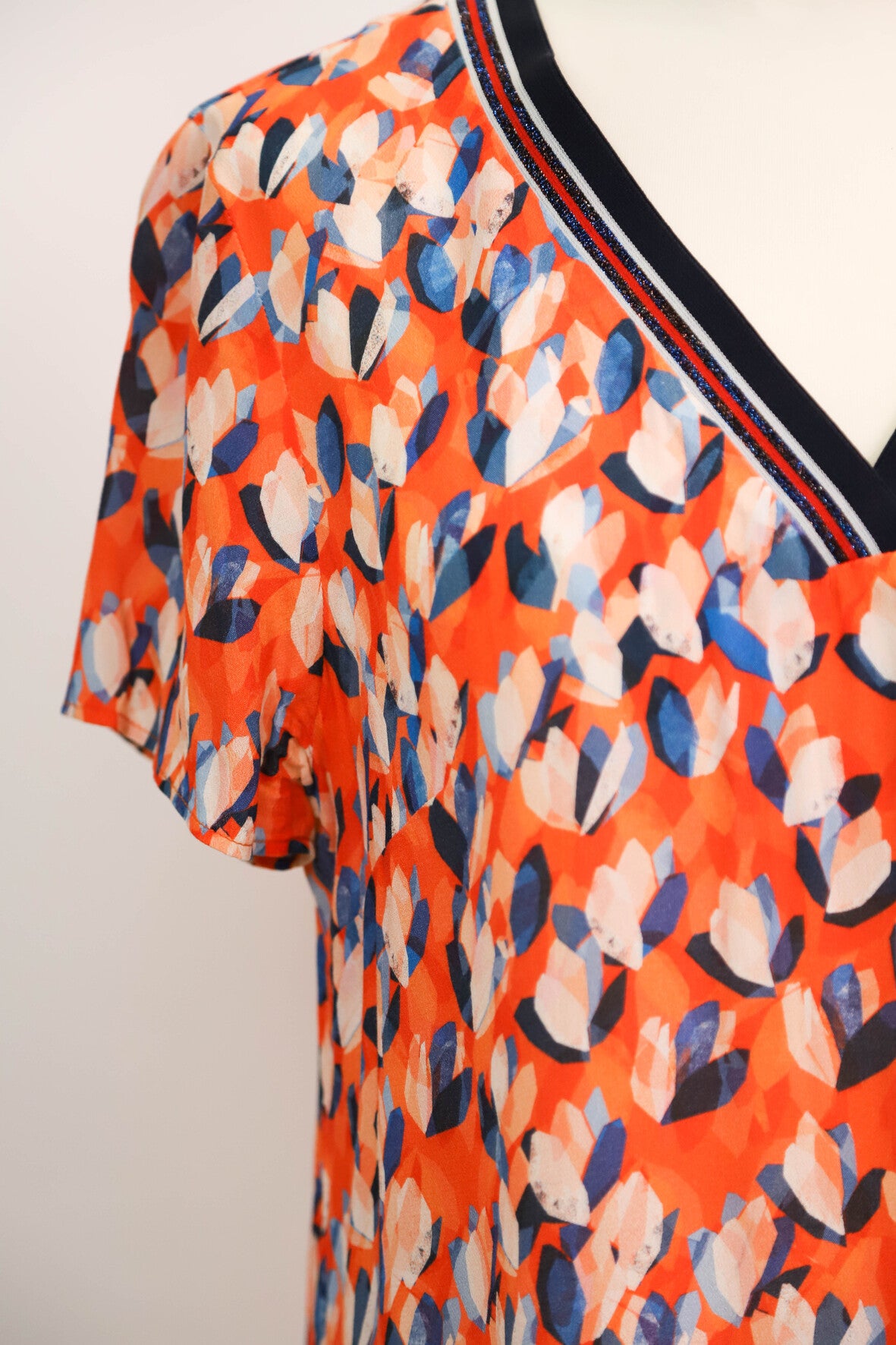 Robe orange à motif, One Step, Taille L