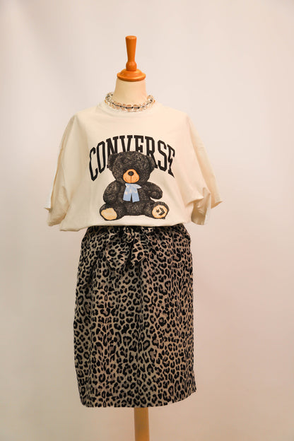 T-shirt blanc Converse Taille XL