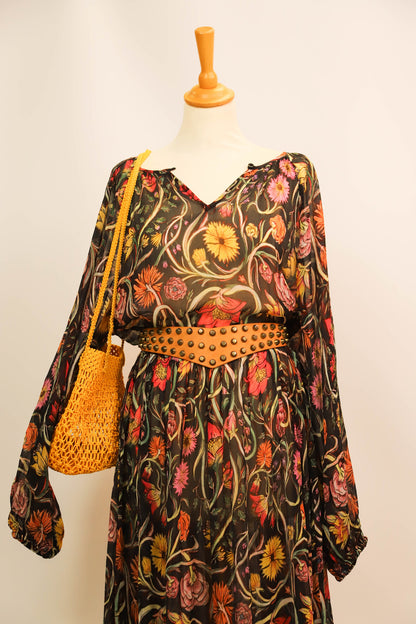 Robe longue fleurie Stella Forest Taille L