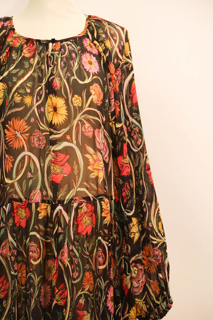 Robe longue fleurie Stella Forest Taille L