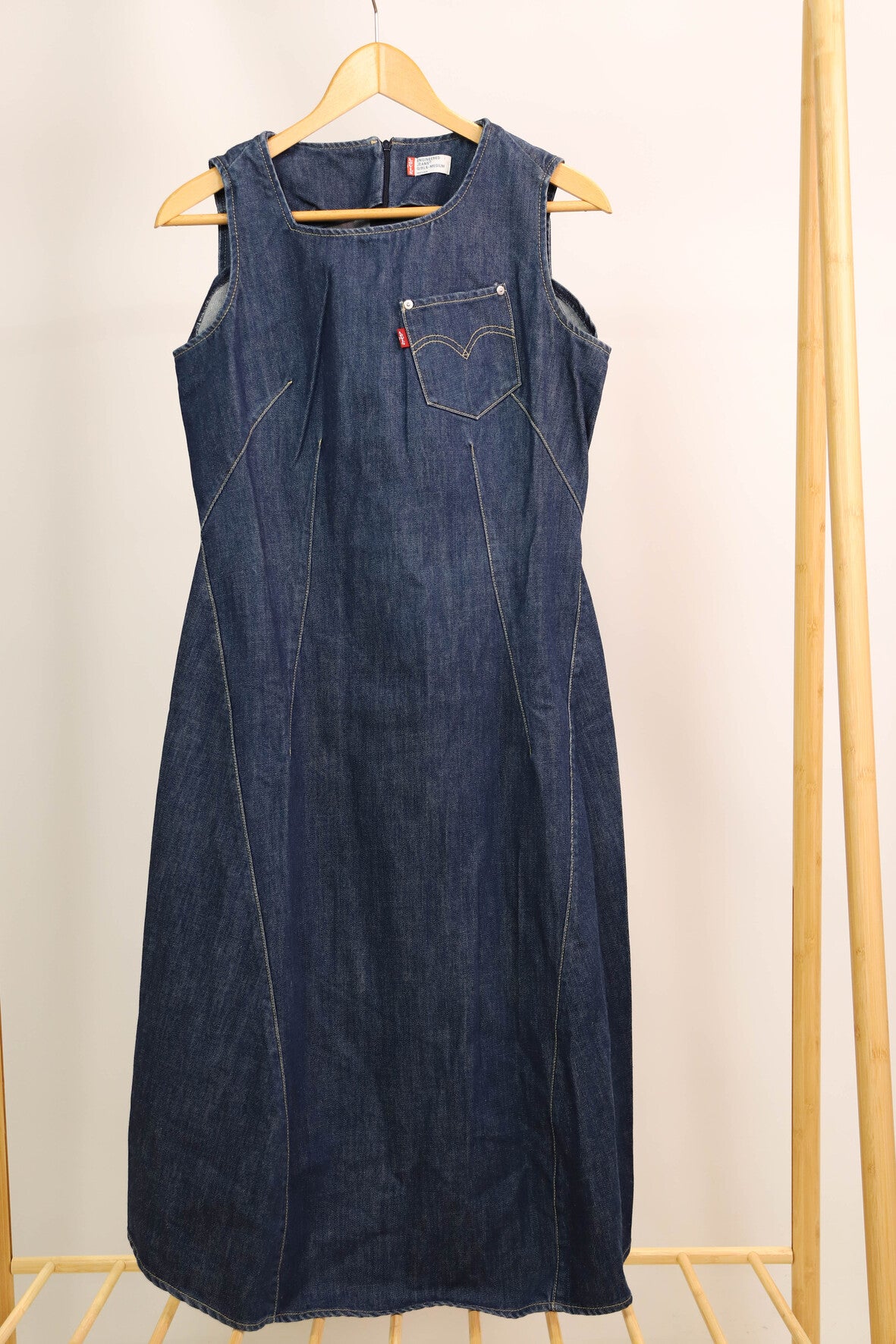 Robe longue bleue Levis Taille M
