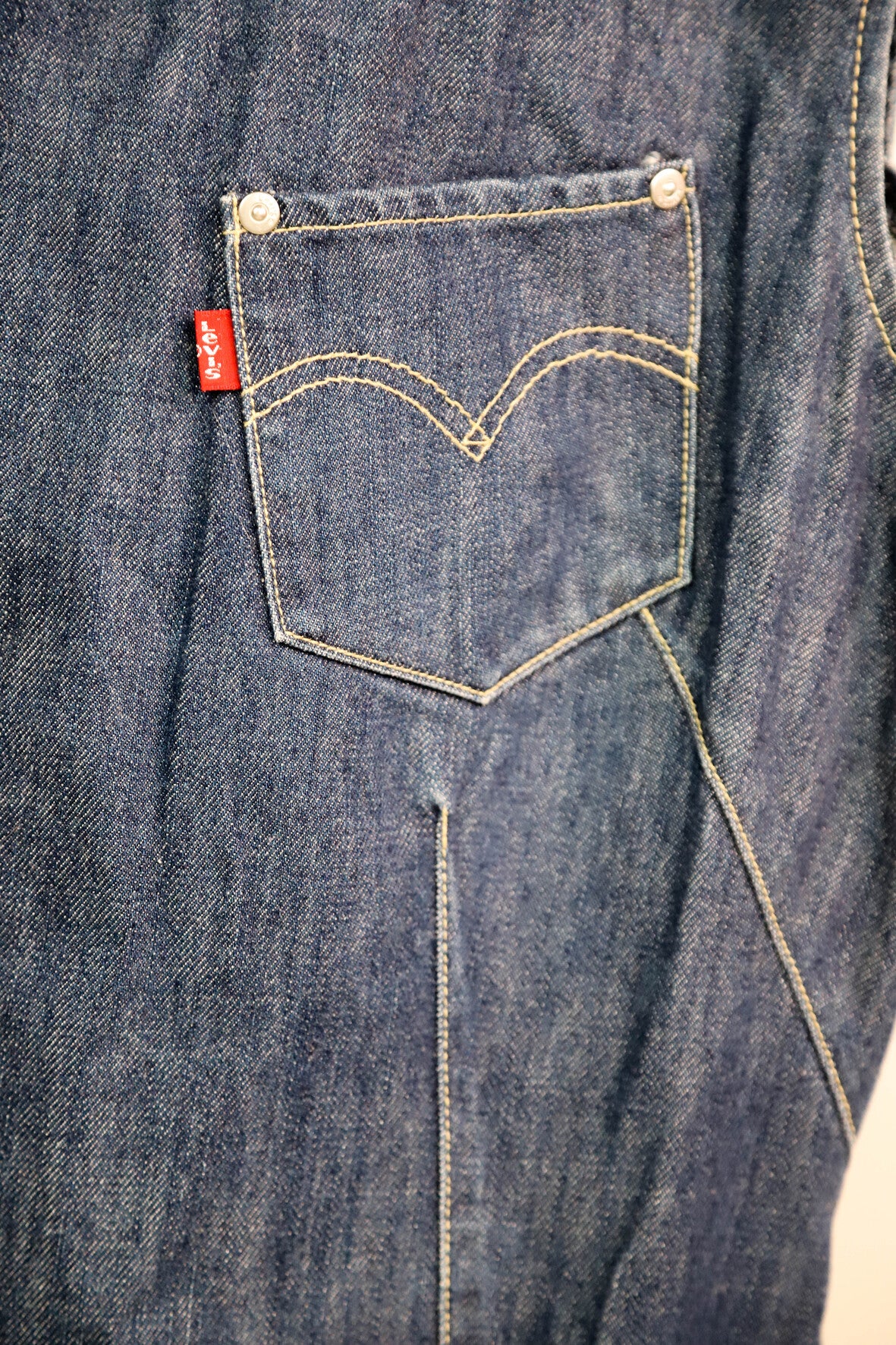 Robe longue bleue Levis Taille M