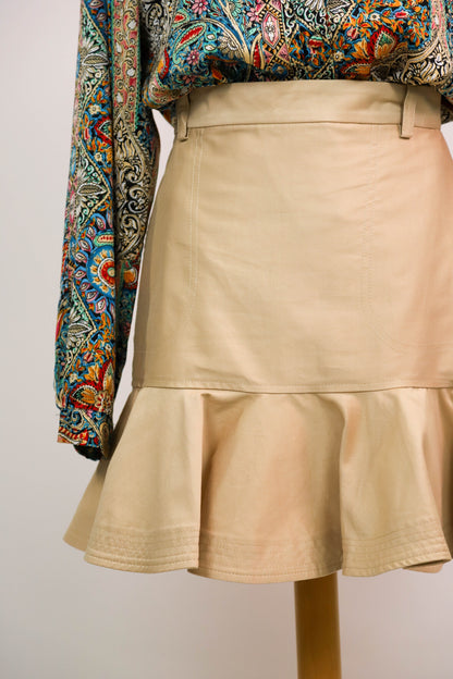 Jupe beige Sandro Taille XS - NEUF