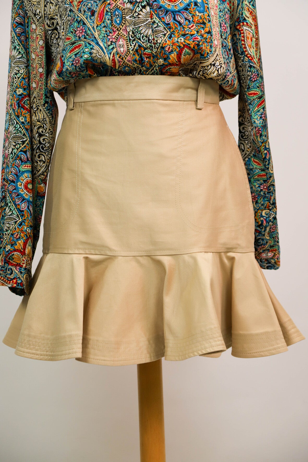 Jupe beige Sandro Taille XS - NEUF