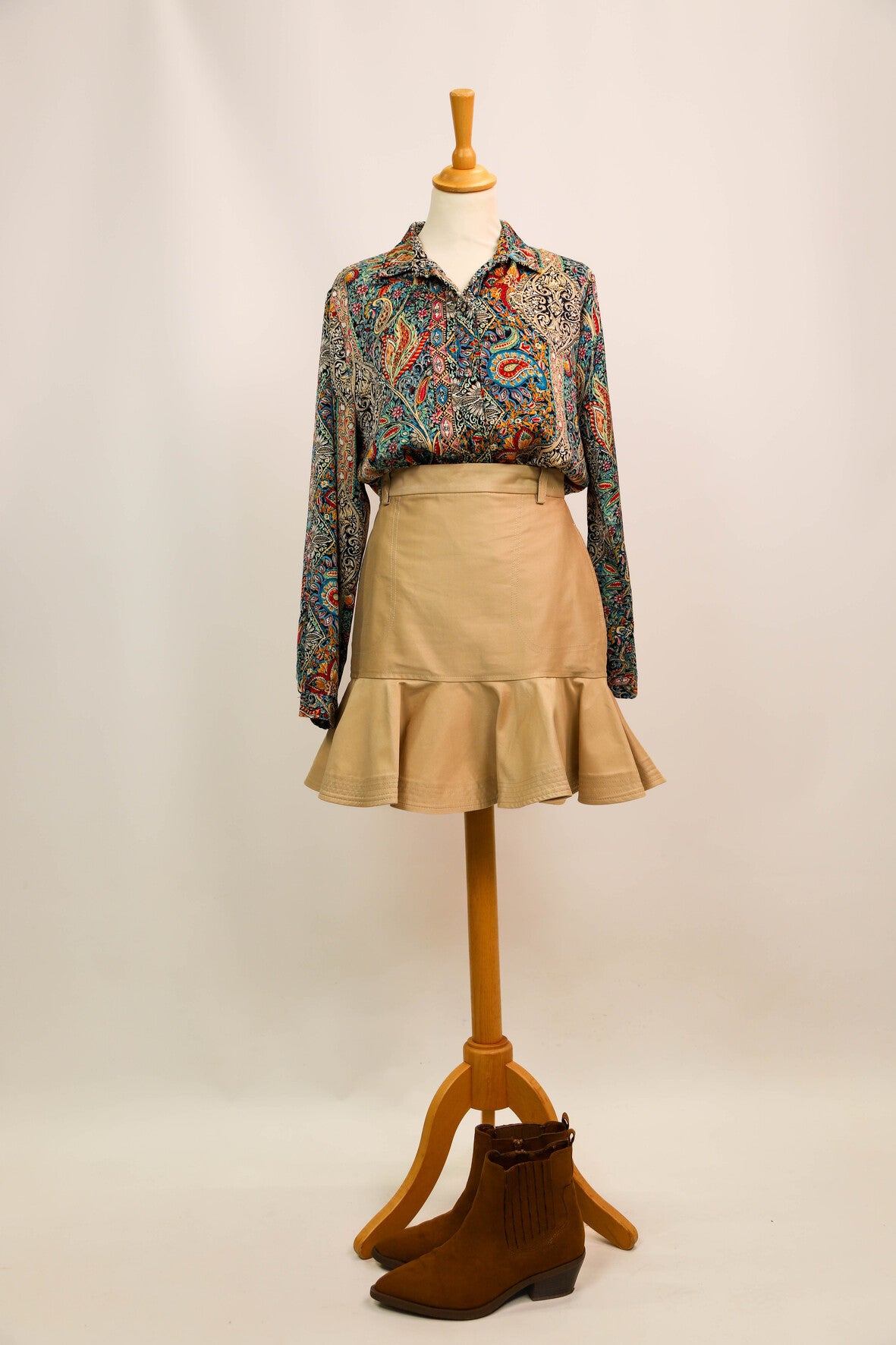 Jupe beige Sandro Taille XS - NEUF