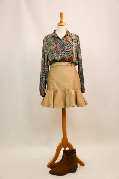 Jupe beige Sandro Taille XS - NEUF