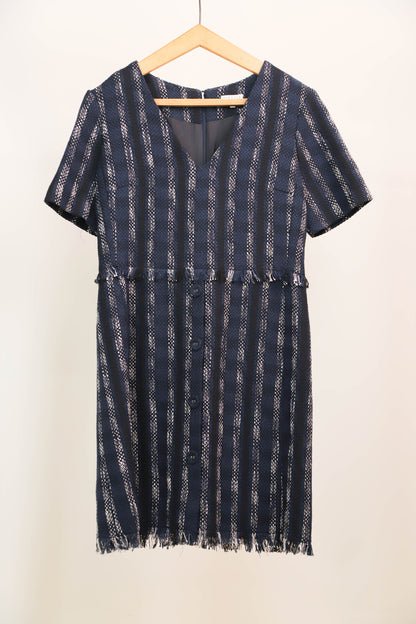 Robe bleue rayée Claudie Pierlot Taille M