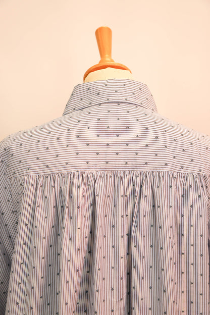 Robe chemise bleue rayée, Maje, Taille M