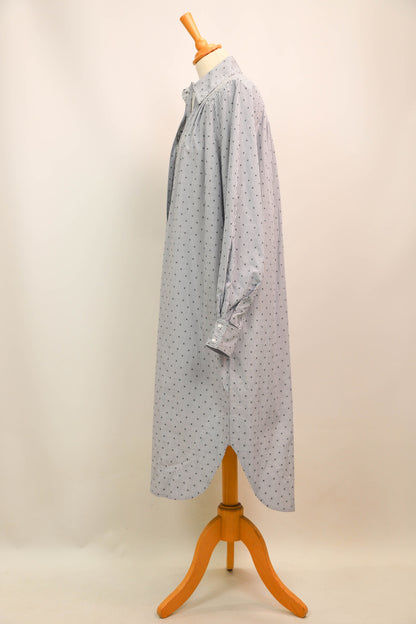 Robe chemise bleue rayée, Maje, Taille M