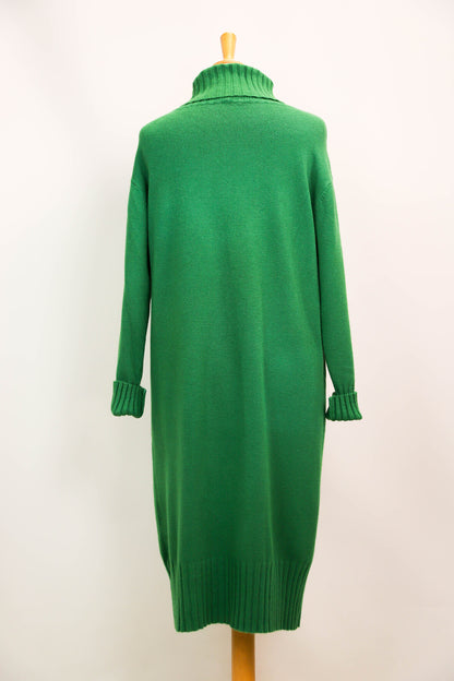 Robe verte à col roulé Sugar Babe Taille Unique - NEUF