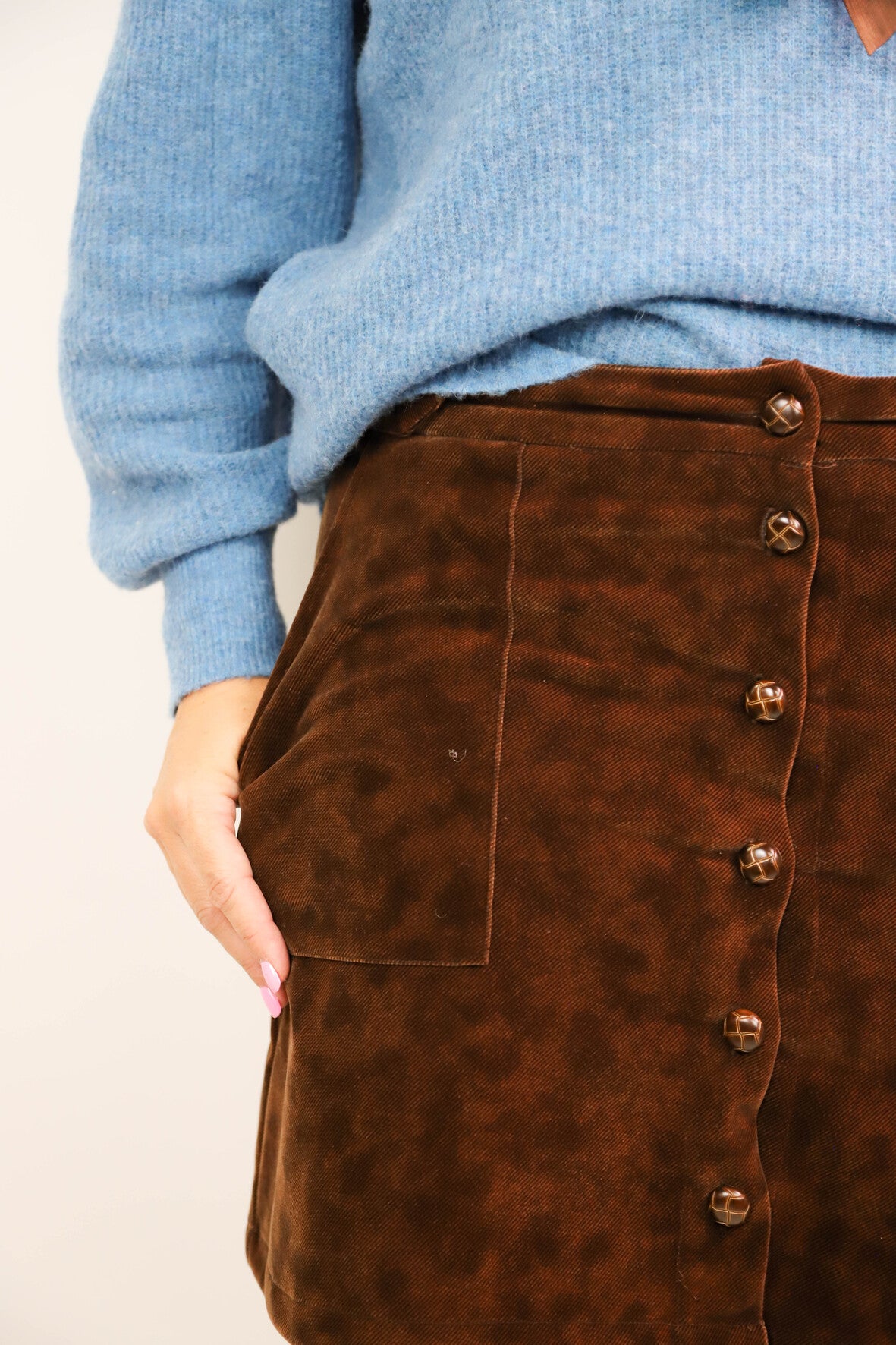 Jupe marron La Petite Etoile Taille L