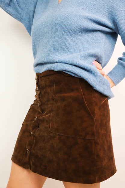 Jupe marron La Petite Etoile Taille L