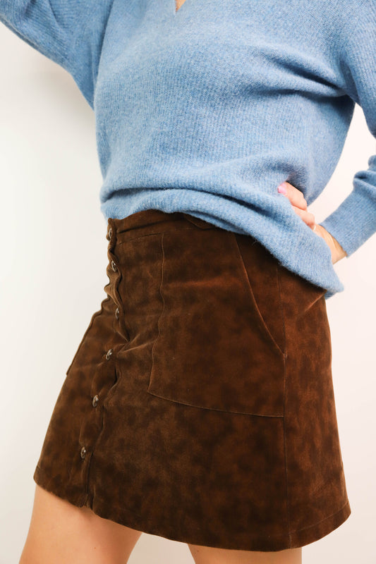 Jupe marron La Petite Etoile Taille L