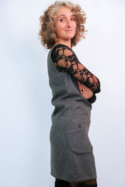 Robe grise Jamgot & Co Taille S/M - NEUF