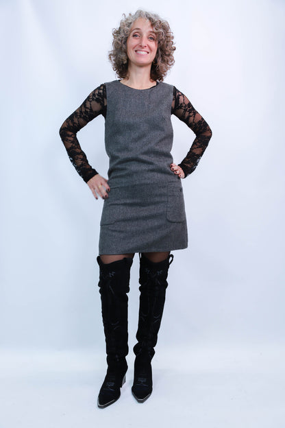 Robe grise Jamgot & Co Taille S/M - NEUF