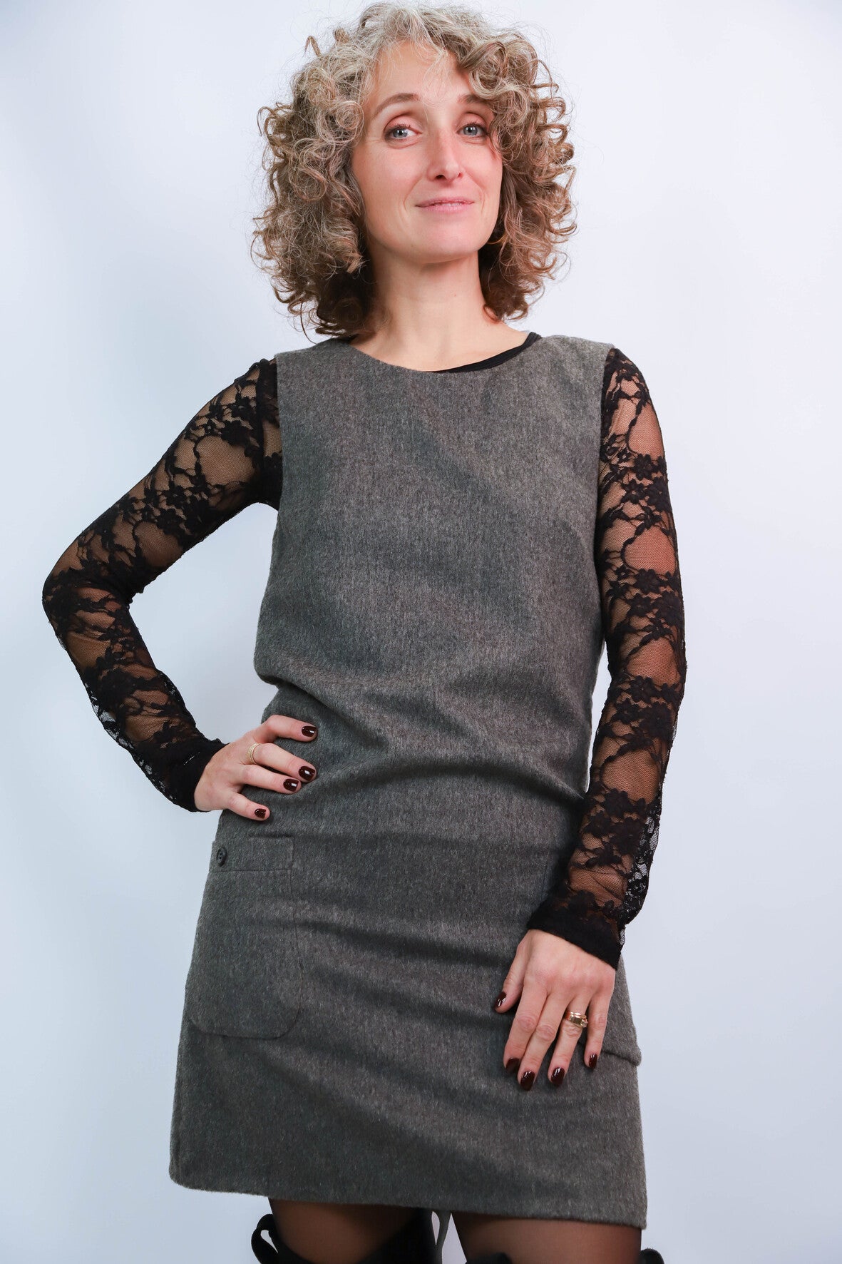 Robe grise Jamgot & Co Taille S/M - NEUF