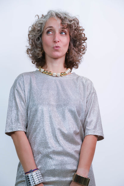 Robe doré Vera & Lucy Taille XS