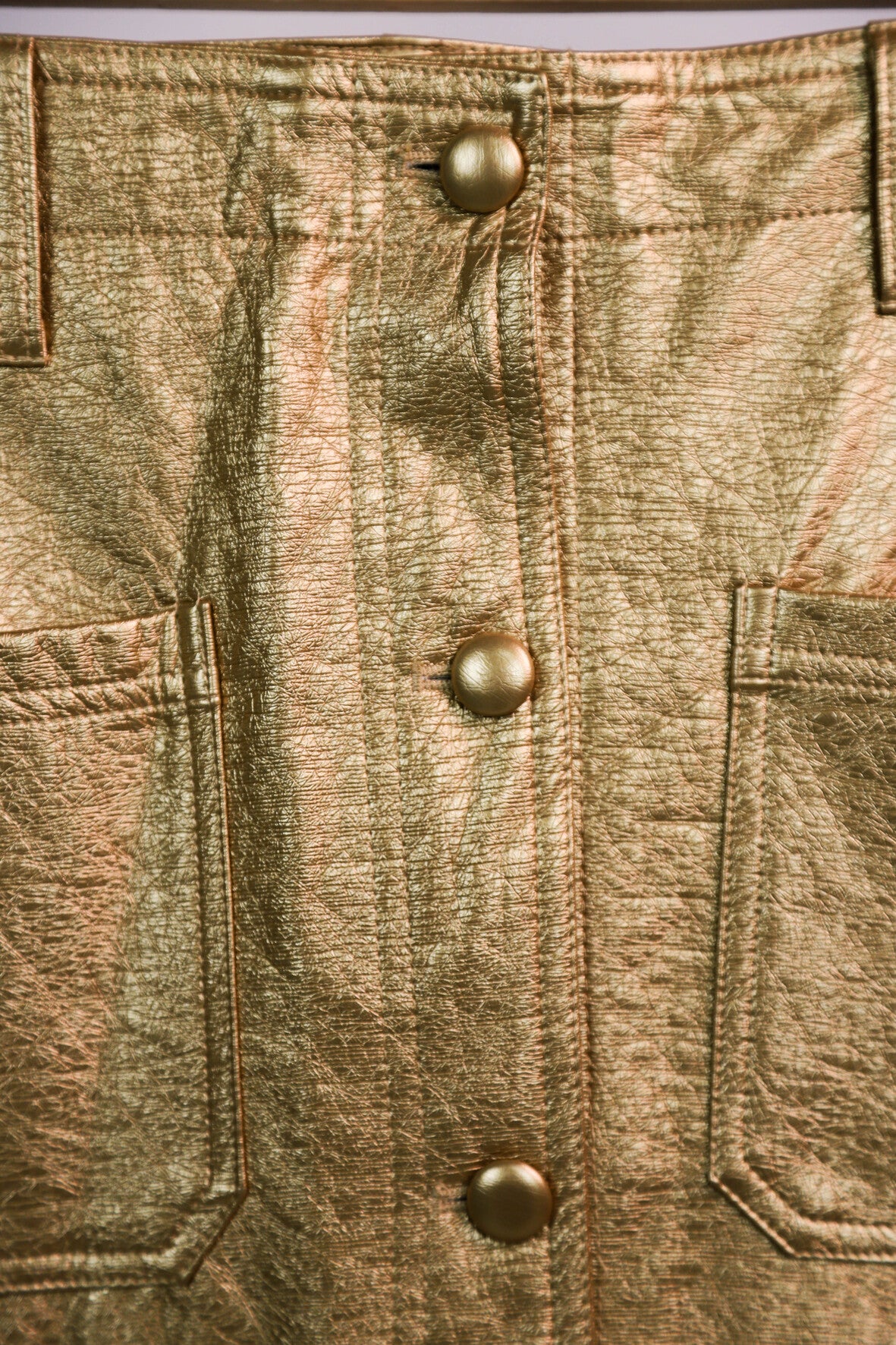 Jupe dorée Charlior Taille S