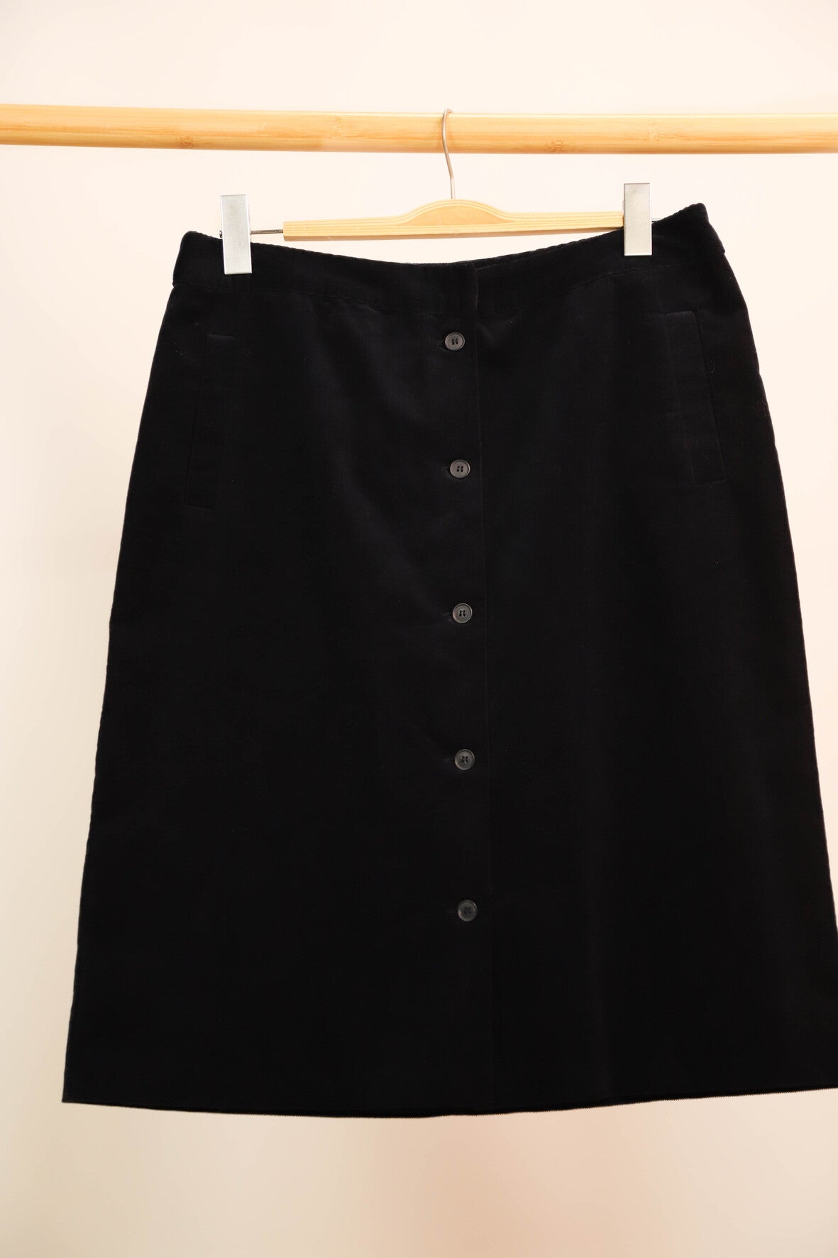 Jupe en velours bleu Galeries Lafayette Taille XXL