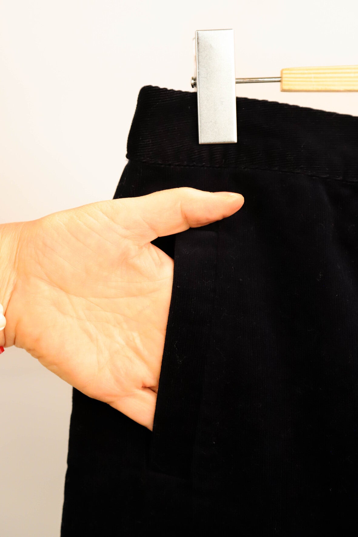 Jupe en velours bleu Galeries Lafayette Taille XXL