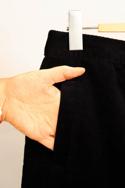 Jupe en velours bleu Galeries Lafayette Taille XXL