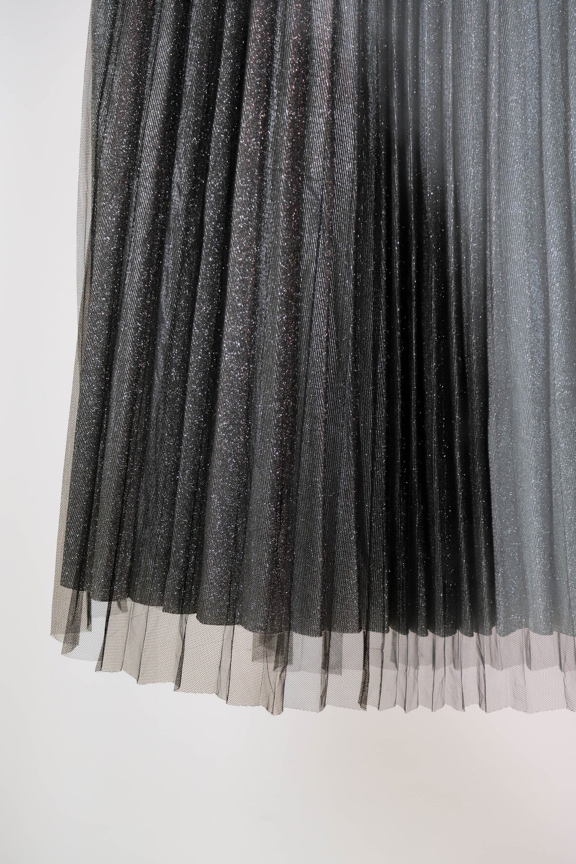 Jupe longue noire et argentée Choklate Taille M