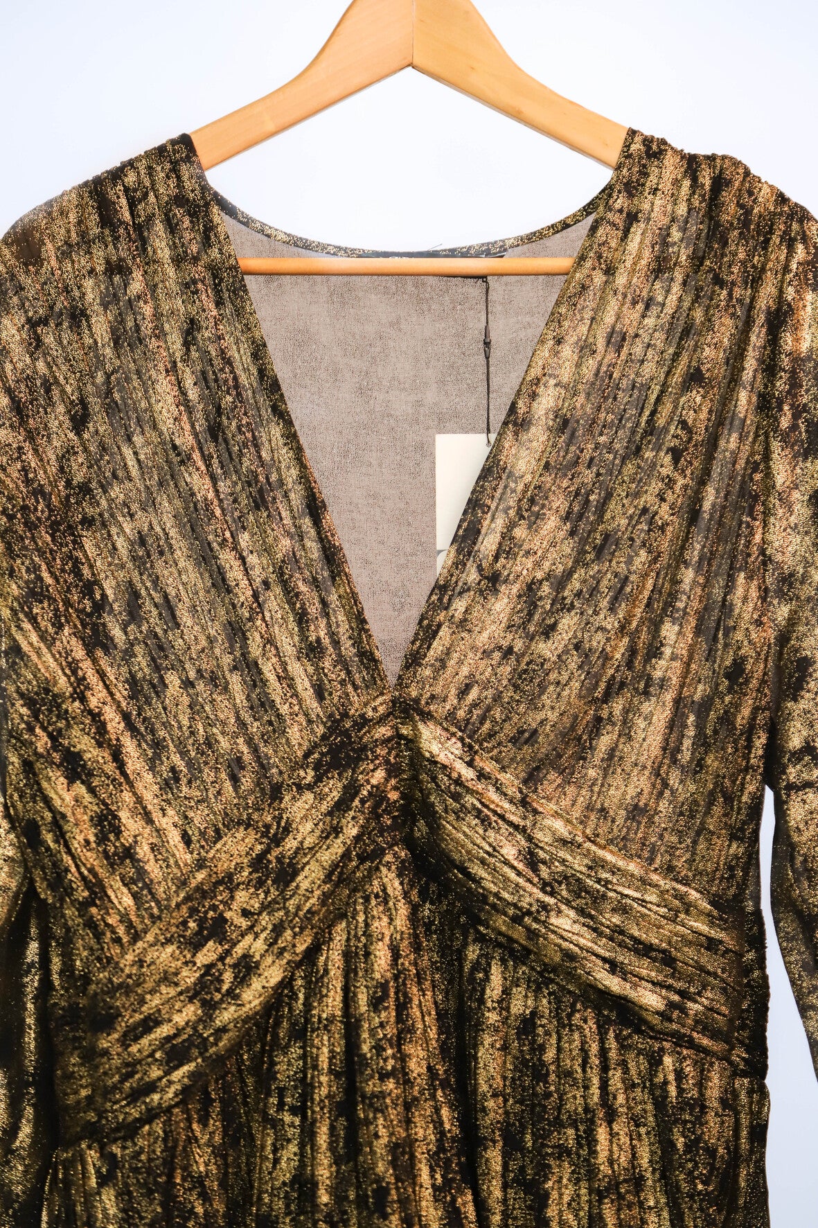 Robe noire et doré Zara Taille XL - NEUF