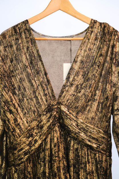 Robe noire et doré Zara Taille XL - NEUF