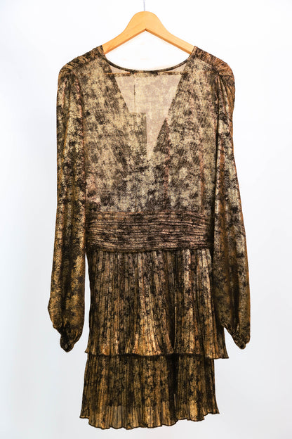 Robe noire et doré Zara Taille XL - NEUF