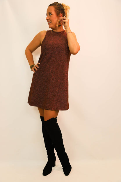 Robe sans manches brillante River Island Taille L