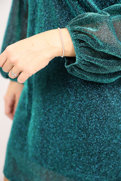 Robe verte brillante Easy Clothes Taille M