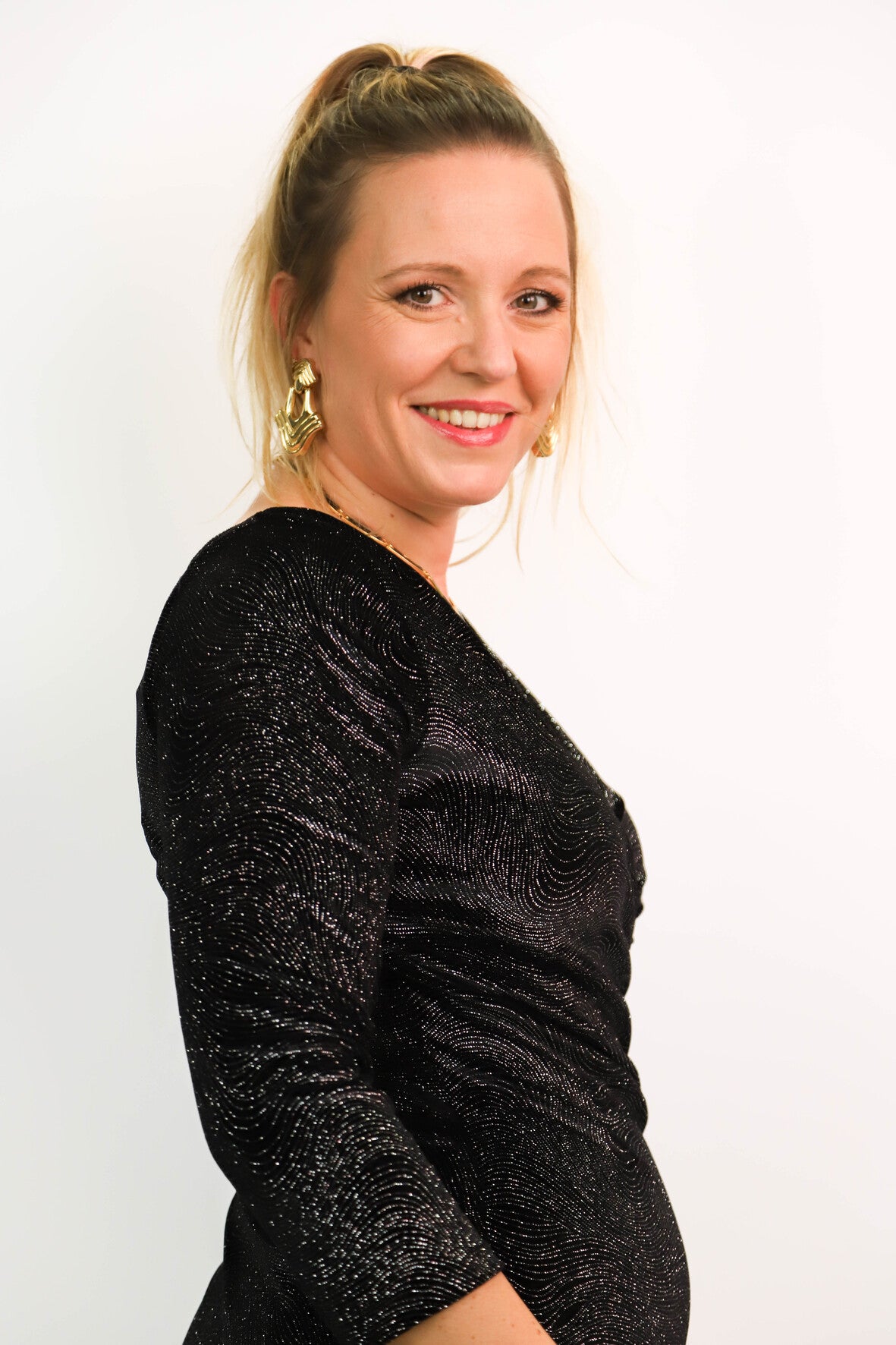 Robe noire et argentée Taille L