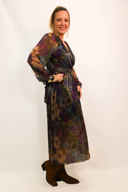 Robe longue multicolore Naf Naf Taille XXL
