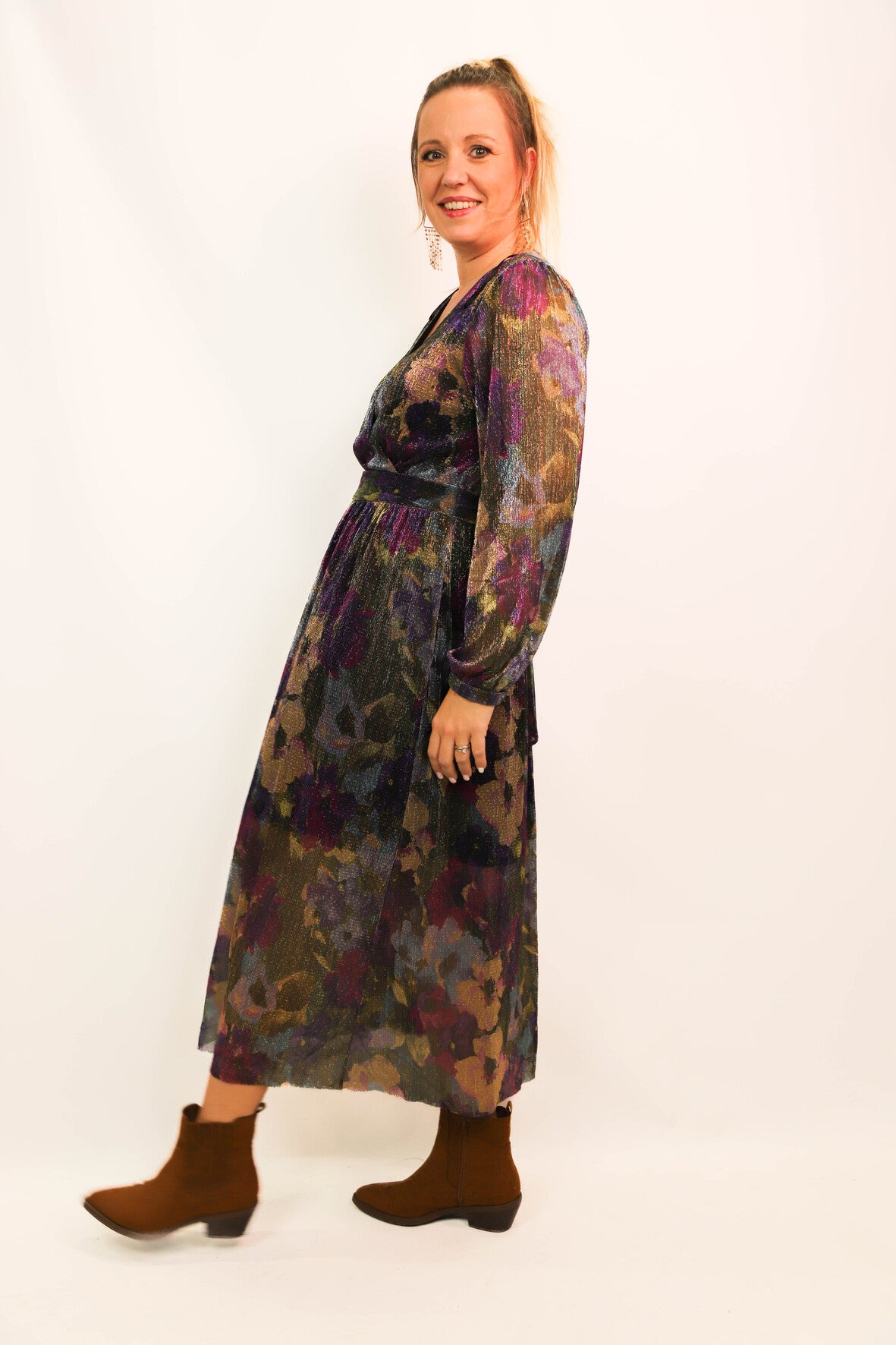Robe longue multicolore Naf Naf Taille XXL