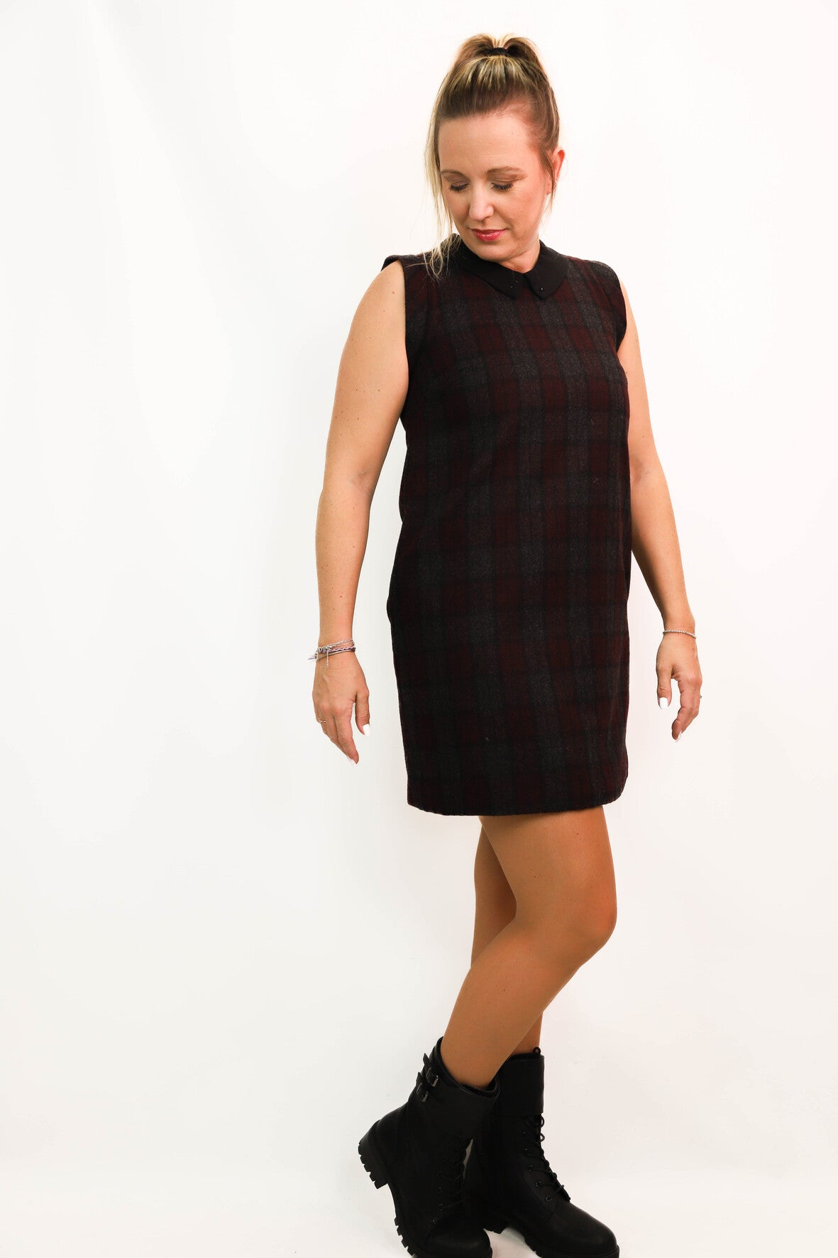 Robe à carreaux Eleven Paris Taille M