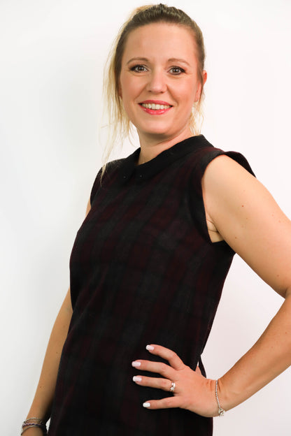 Robe à carreaux Eleven Paris Taille M