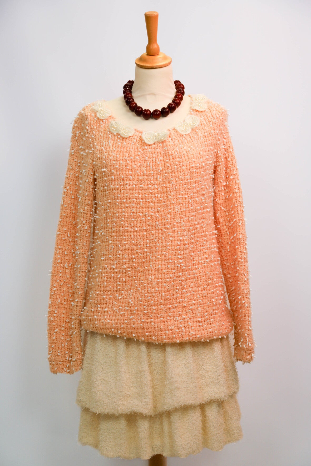 Robe rose et écrue Molly Bracken Taille S