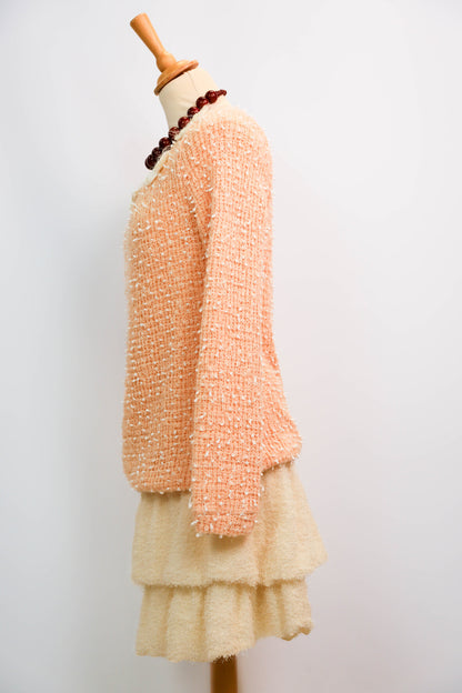 Robe rose et écrue Molly Bracken Taille S