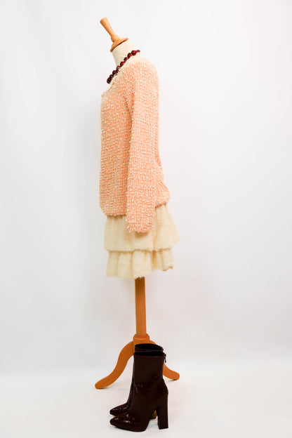 Robe rose et écrue Molly Bracken Taille S