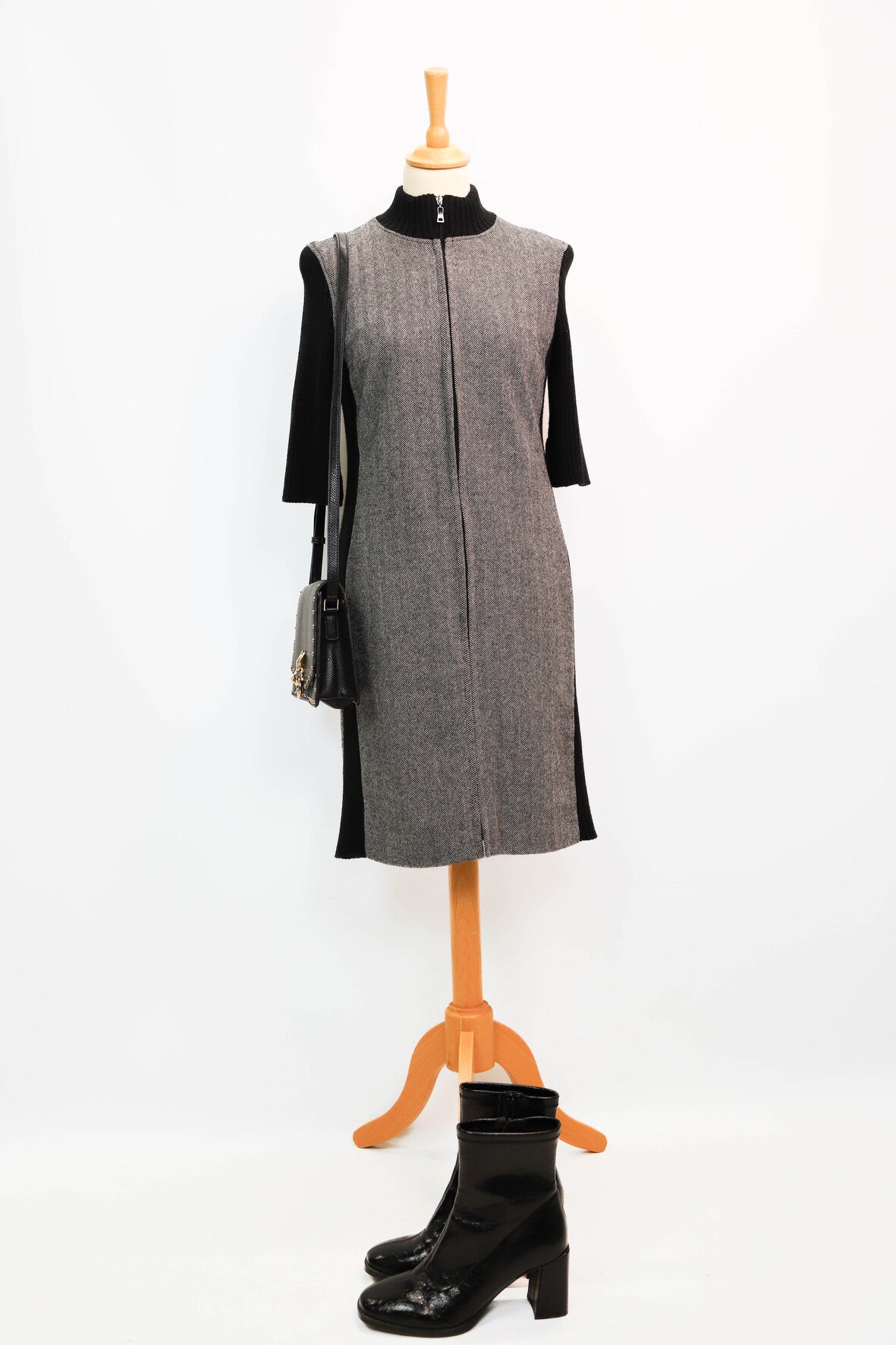 Robe noire et grise Alain Manoukian Taille S