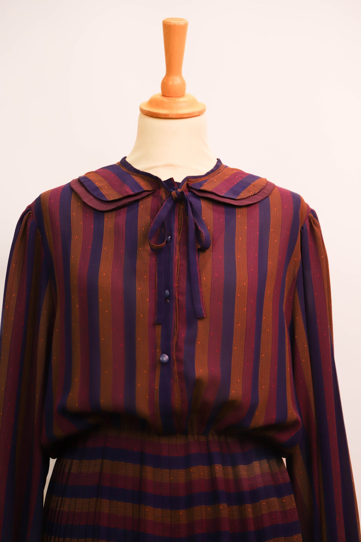 Robe rayée multicolore Taille M