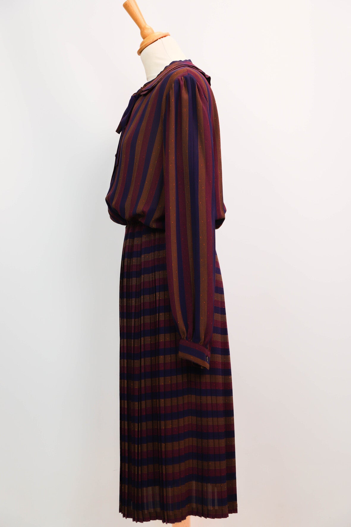 Robe rayée multicolore Taille M