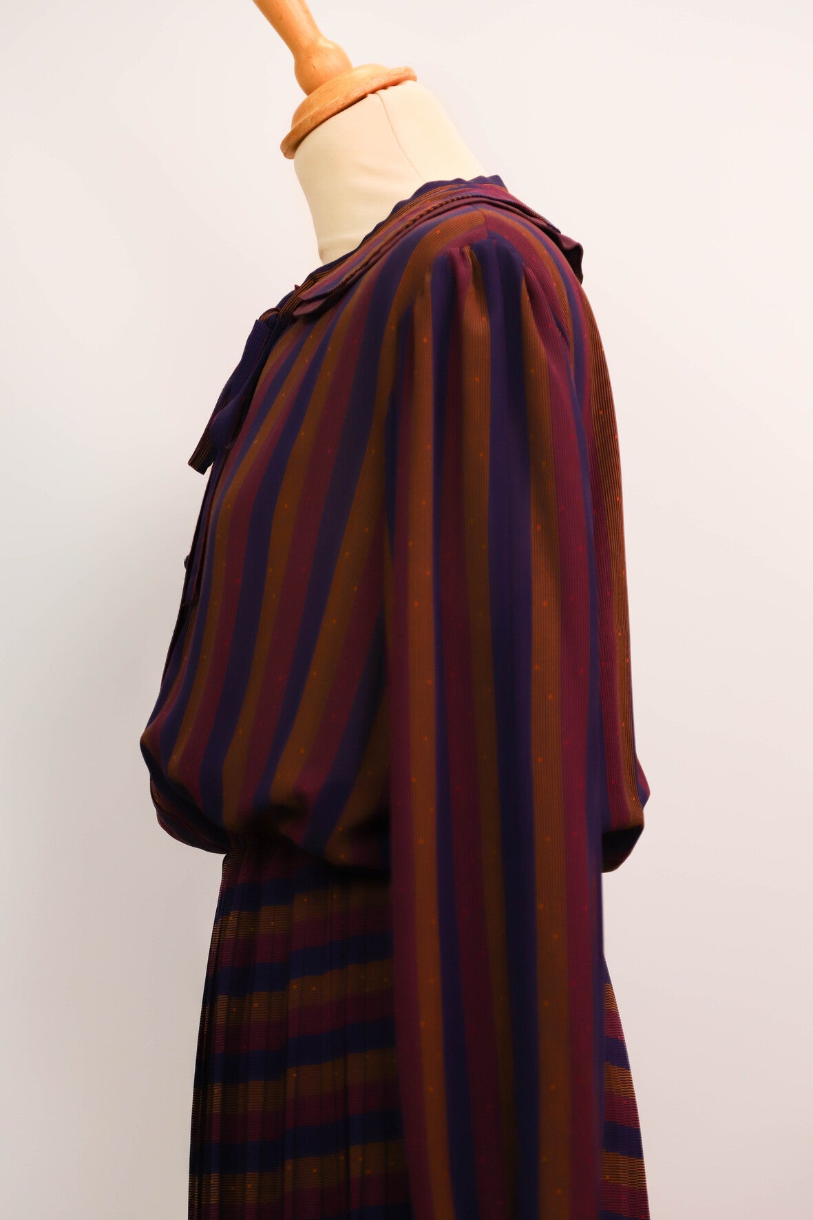 Robe rayée multicolore Taille M