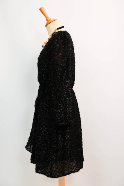 Robe noire pailletée Emma Ella Taille L