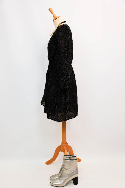 Robe noire pailletée Emma Ella Taille L