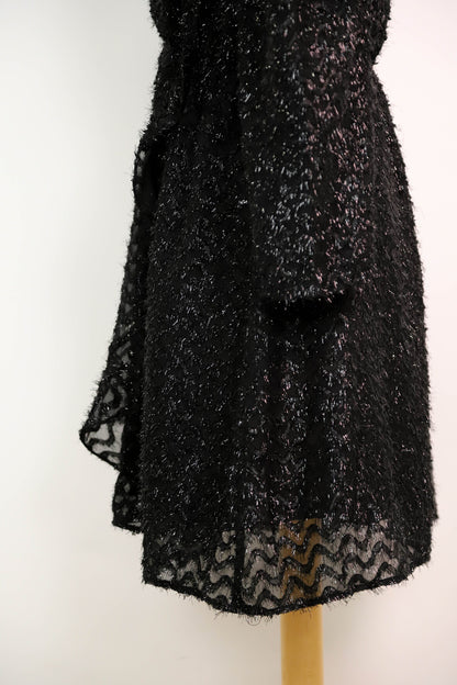 Robe noire pailletée Emma Ella Taille L