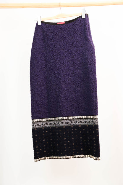 Jupe violette Louise Della Taille XS