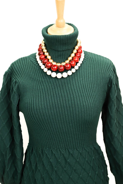 Robe verte Simplee Taille M